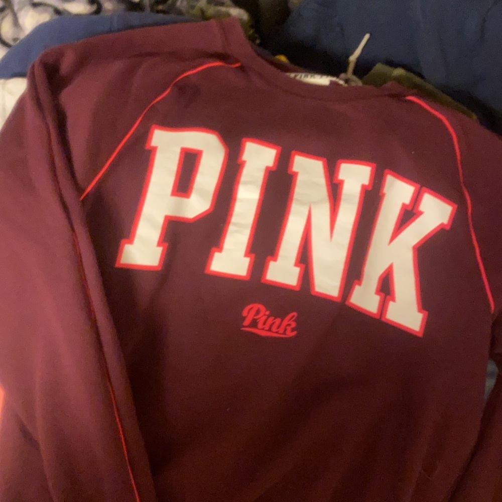 pink pullover